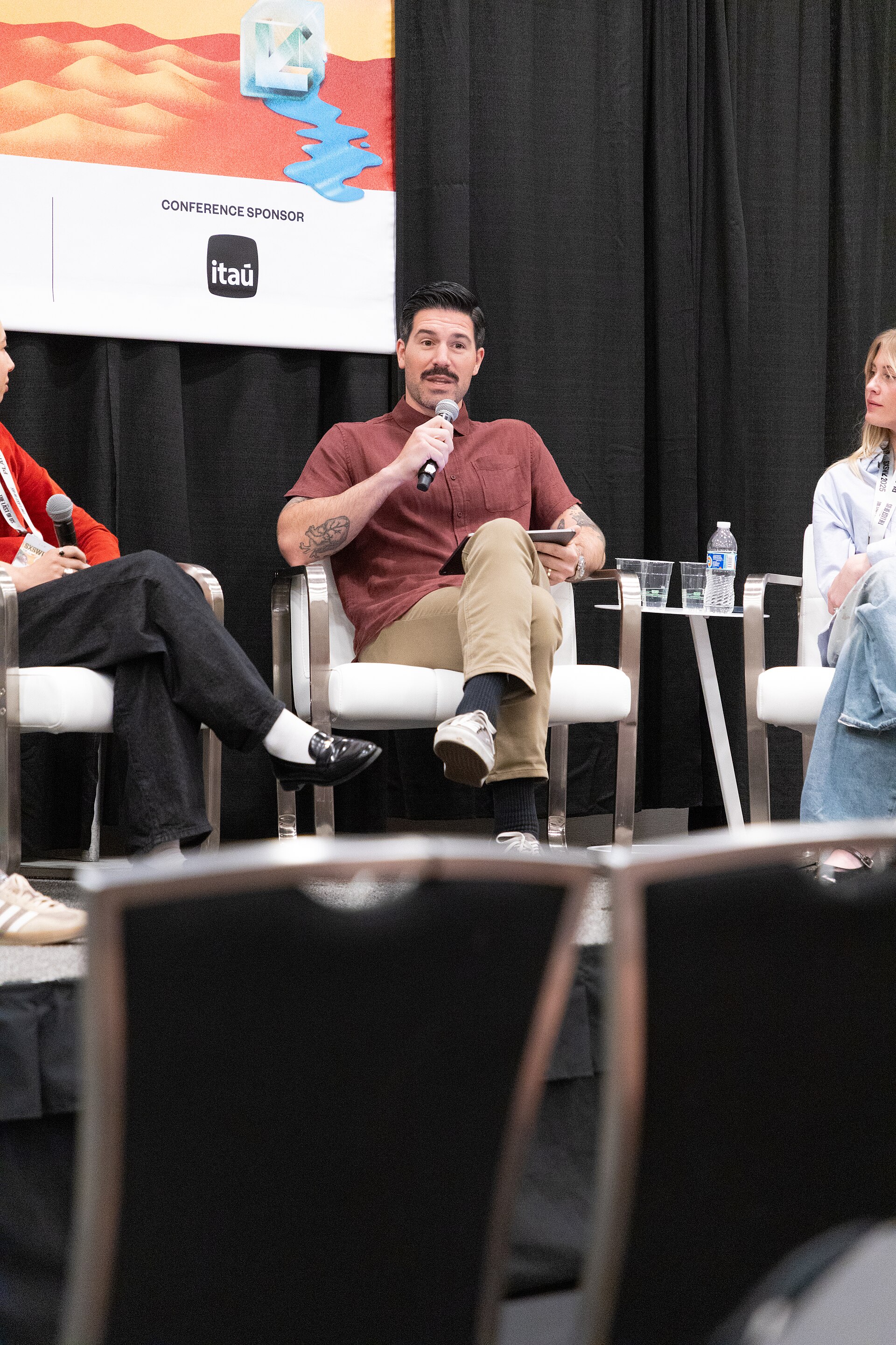 Chris Demas, sales manager at Spotify, at the 2025 South by Southwest festival.