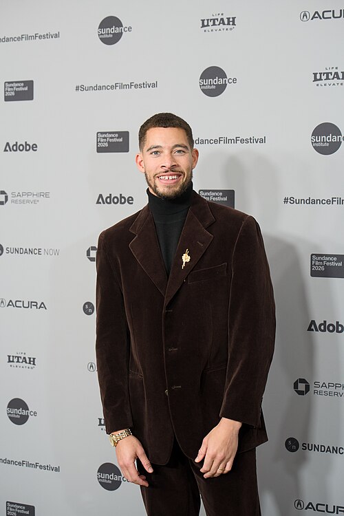 Chris James, producer, at the 2026 2026 Sundance Film Festival for the movie Give Me The Ball!.