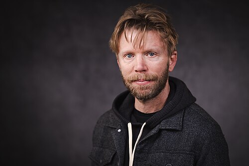 Chris Levitus portrait at WikiPortraits Studio at Sundance 2025
