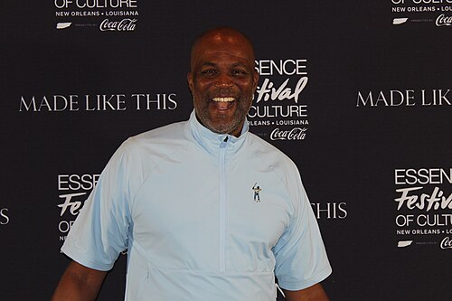 Chris Spencer at the Essence Festival of Culture 2025 in New Orleans, Louisiana in July 2025.