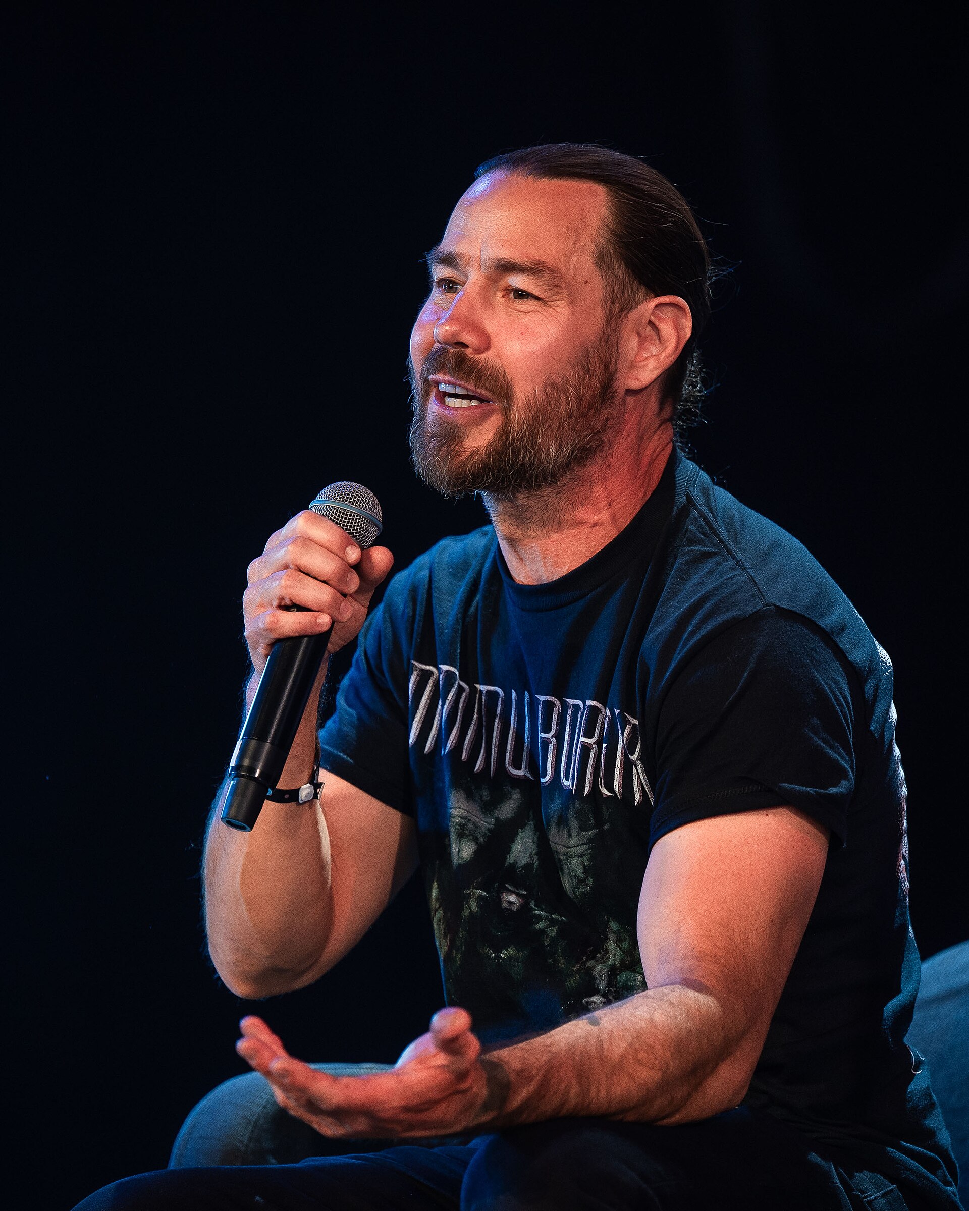 Chris Pontius and Kjartan Lauritzen interviewed by Tarjei Strøm at Tons of Rock, Oslo, Norway, 2025