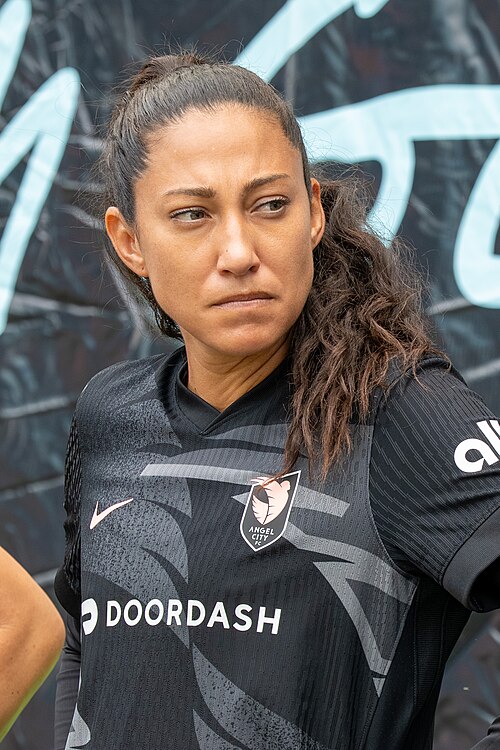 Christen Press during Gotham Angel City 7 Sep 25