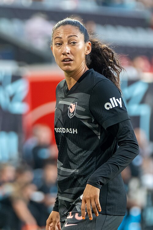 Christen Press during Gotham Angel City 7 Sep 25
