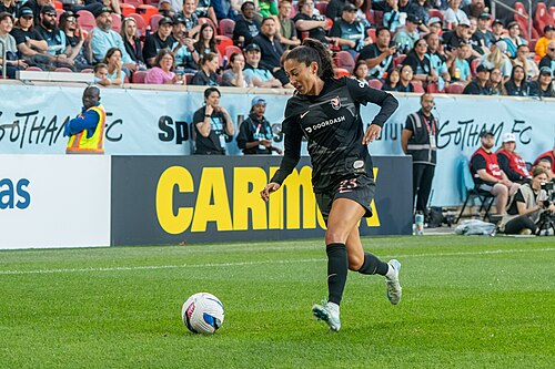 Christen Press during Gotham Angel City 7 Sep 25