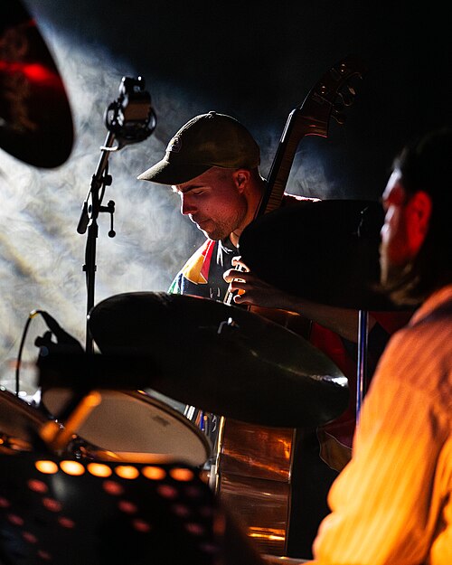 Christian Meaas Svendsen with AiR Ole Mofjell at the inaugural Kristiansand Jazzfestival, 2025