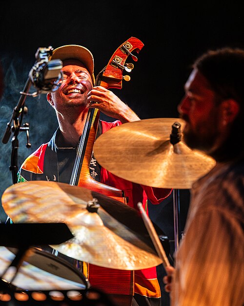 Christian Meaas Svendsen with AiR Ole Mofjell at the inaugural Kristiansand Jazzfestival, 2025