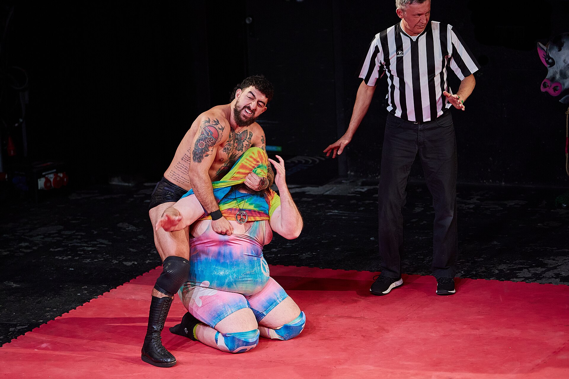 Christmas Brawl 2025, in Arena, Vienna, Wrestler Match, Bubblegum vs Darius 003