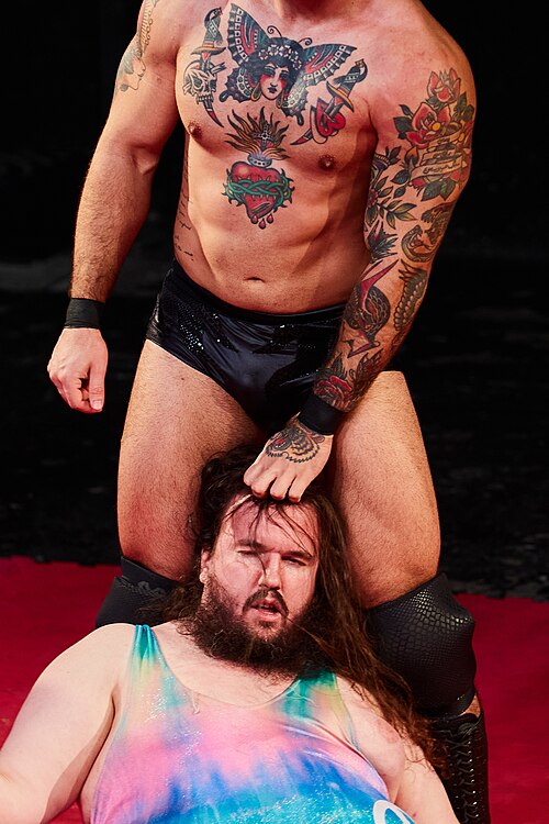 Christmas Brawl 2025, in Arena, Vienna, Wrestler Match, Bubblegum vs Darius 004