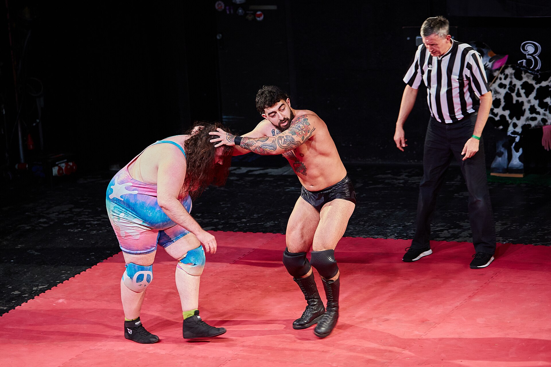 Christmas Brawl 2025, in Arena, Vienna, Wrestler Match, Bubblegum vs Darius 006