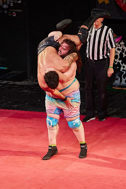 Christmas Brawl 2025, in Arena, Vienna, Wrestler Match, Bubblegum vs Darius 009