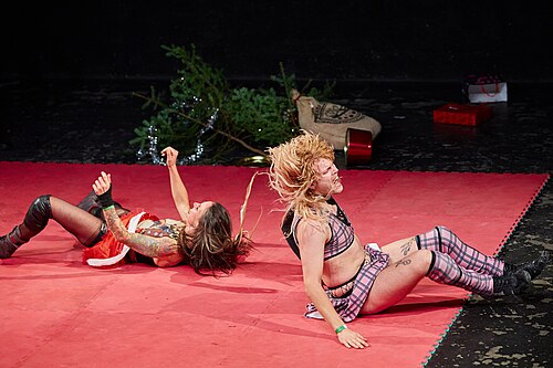 Christmas Brawl 2025, in Arena, Vienna, Wrestling Match, Chabela vs Rosi 009