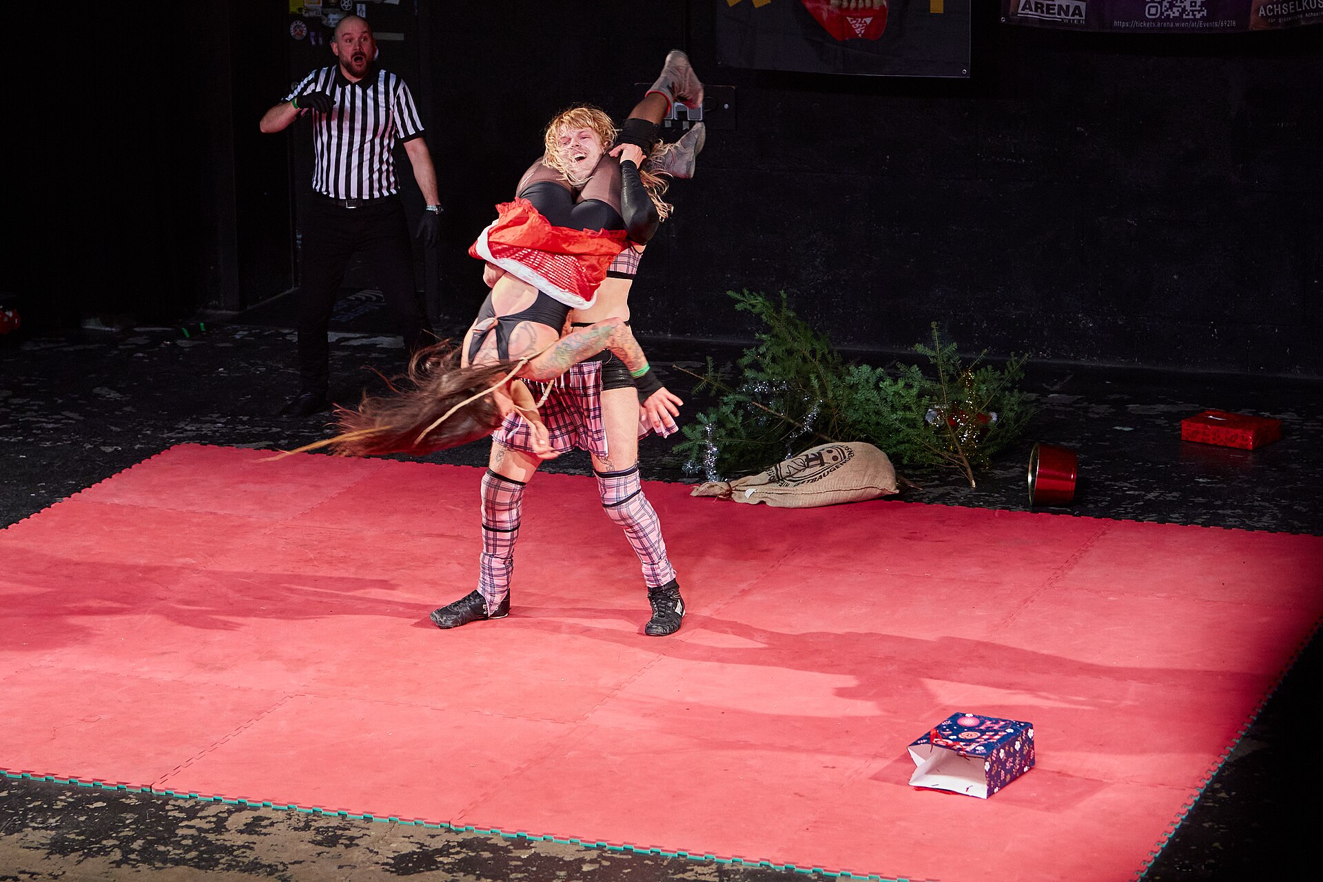 Christmas Brawl 2025, in Arena, Vienna, Wrestling Match, Chabela vs Rosi 017