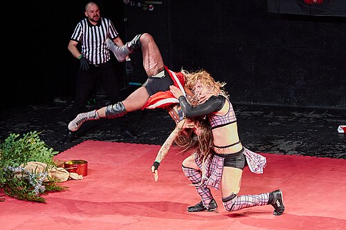 Christmas Brawl 2025, in Arena, Vienna, Wrestling Match, Chabela vs Rosi 019