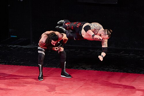 Christmas Brawl 2025, in Arena, Vienna, Wrestling Match, Khoukaz vs Pain 007