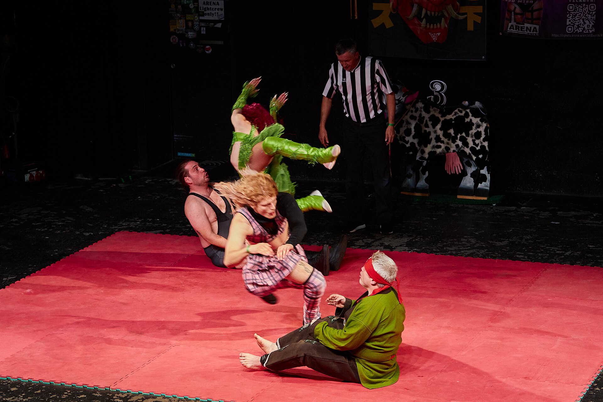 Christmas Brawl 2025, in Arena, Vienna, Wrestling, Tag Team Match, Rosi/Michelangelo vs. Himayala/Hias 005