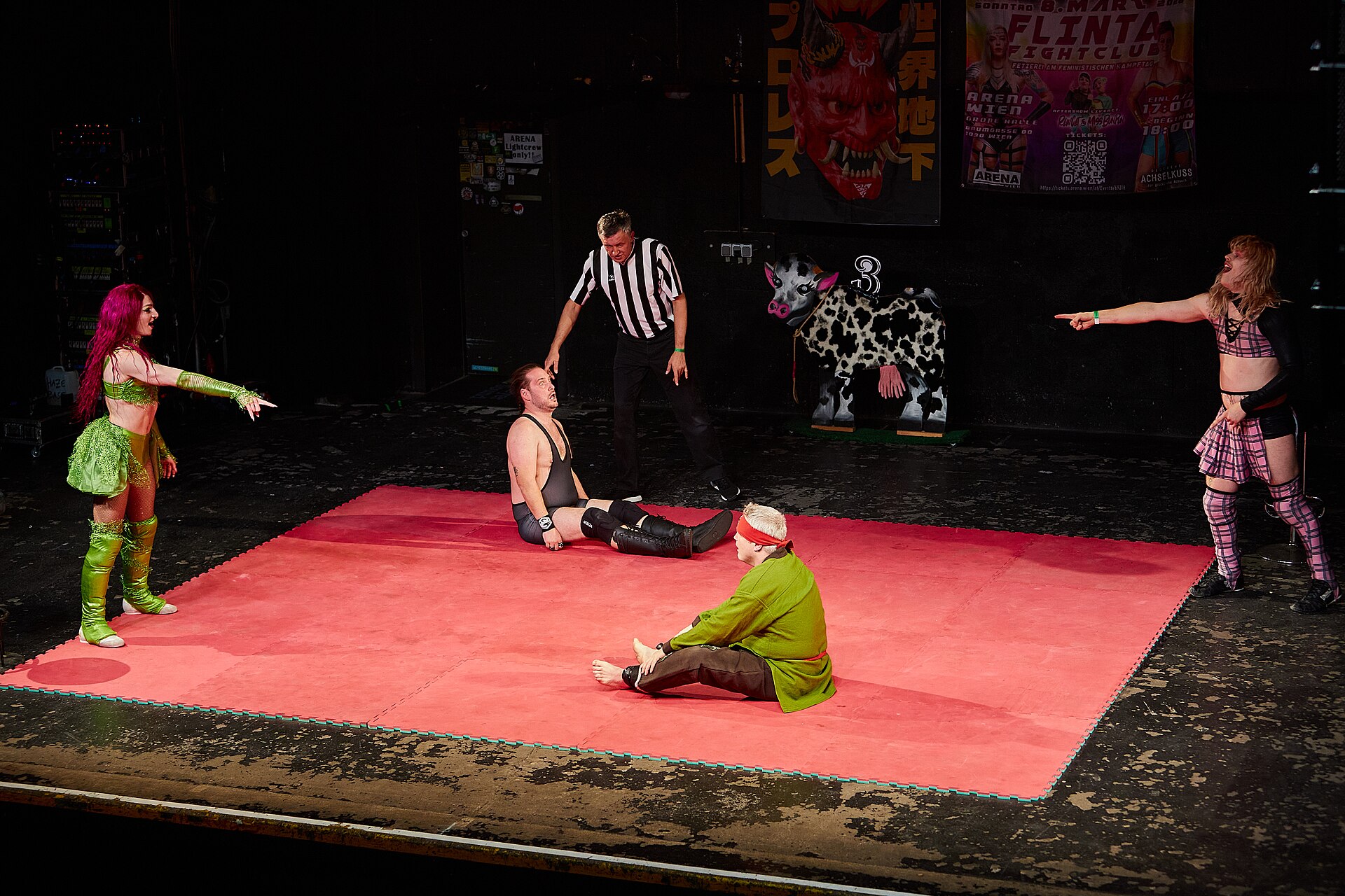 Christmas Brawl 2025, in Arena, Vienna, Wrestling, Tag Team Match, Rosi/Michelangelo vs. Himayala/Hias 006