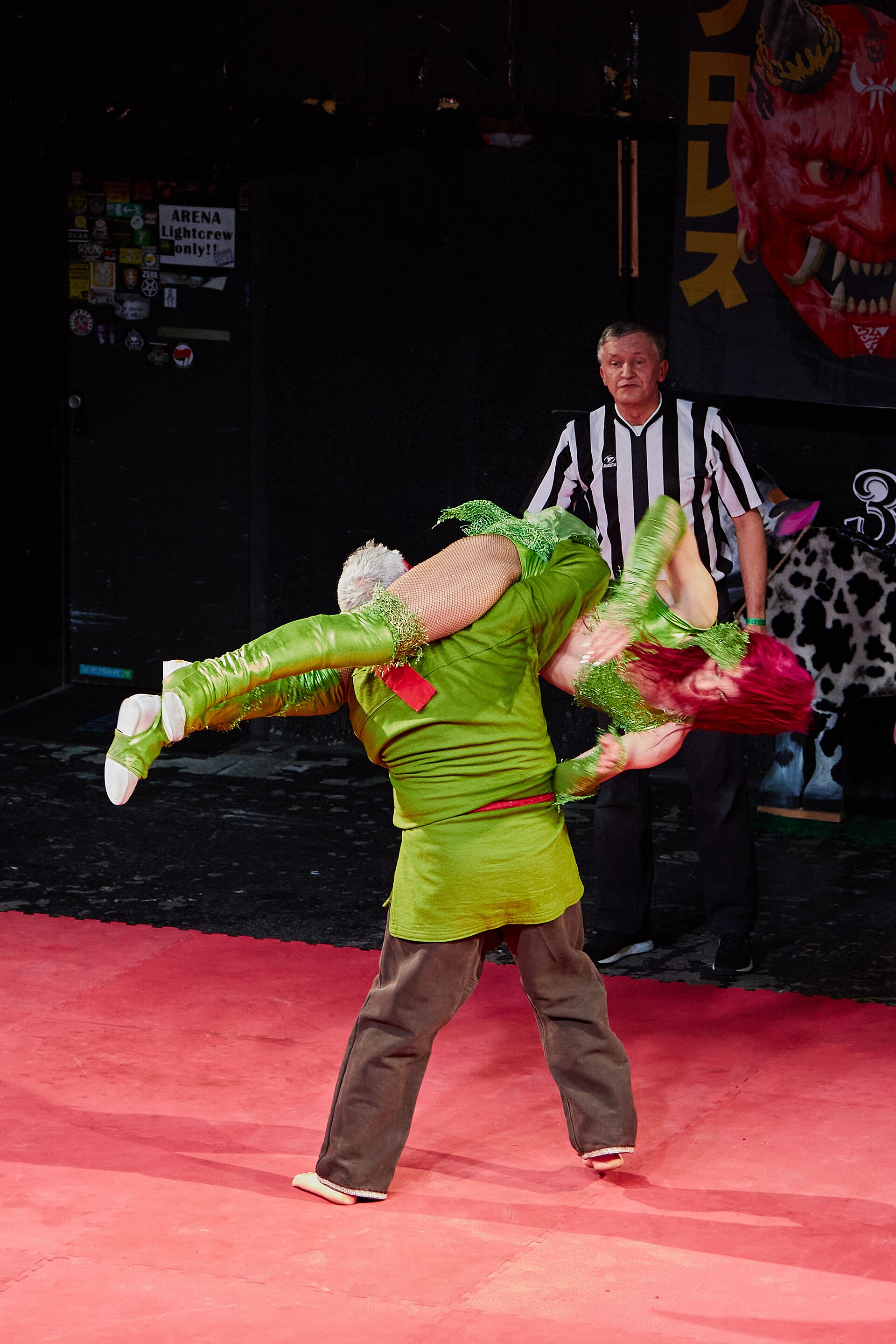 Christmas Brawl 2025, in Arena, Vienna, Wrestling, Tag Team Match, Rosi/Michelangelo vs. Himayala/Hias 010