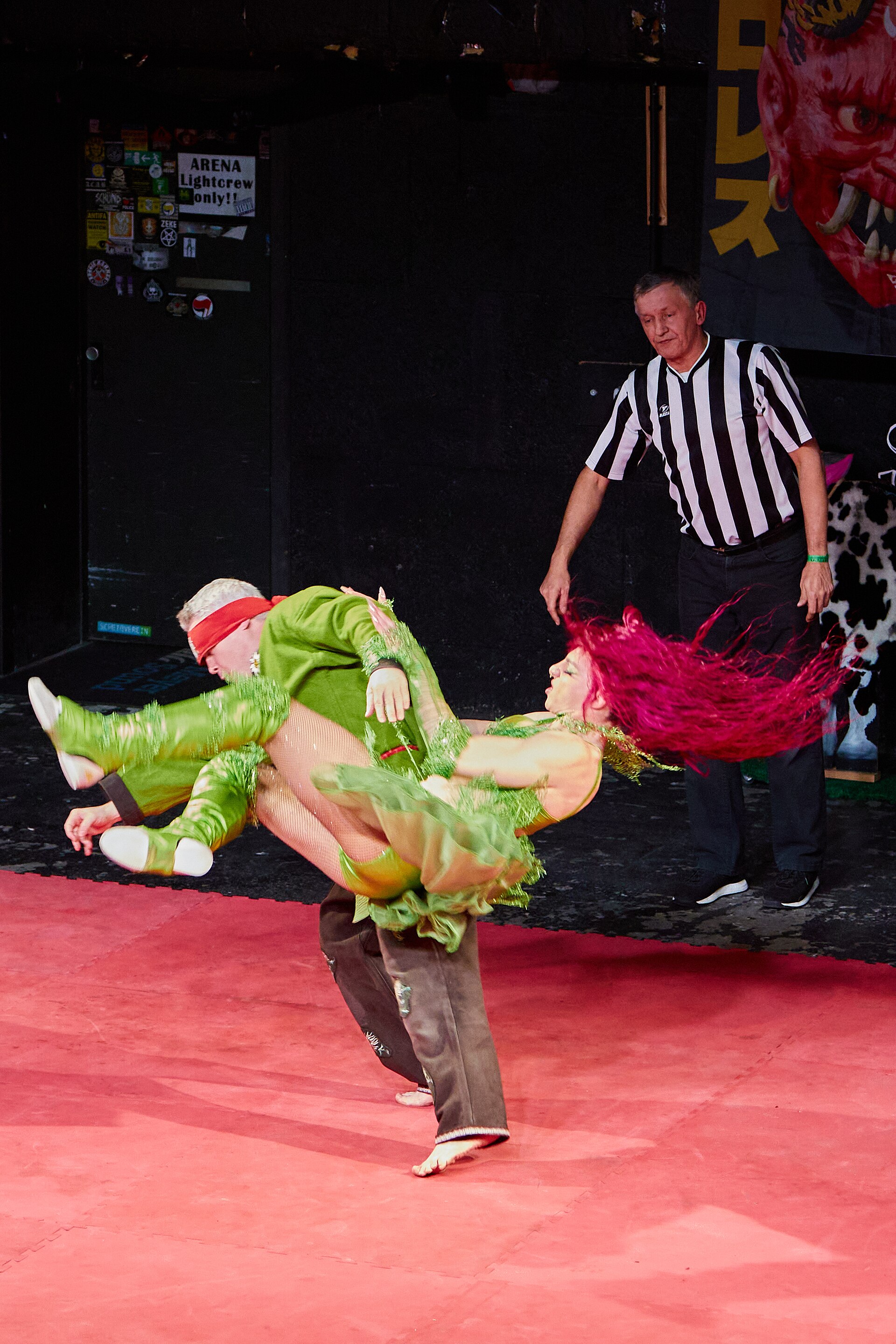 Christmas Brawl 2025, in Arena, Vienna, Wrestling, Tag Team Match, Rosi/Michelangelo vs. Himayala/Hias 011