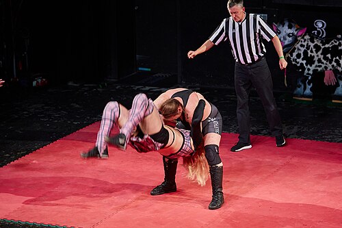 Christmas Brawl 2025, in Arena, Vienna, Wrestling, Tag Team Match, Rosi/Michelangelo vs. Himayala/Hias 018