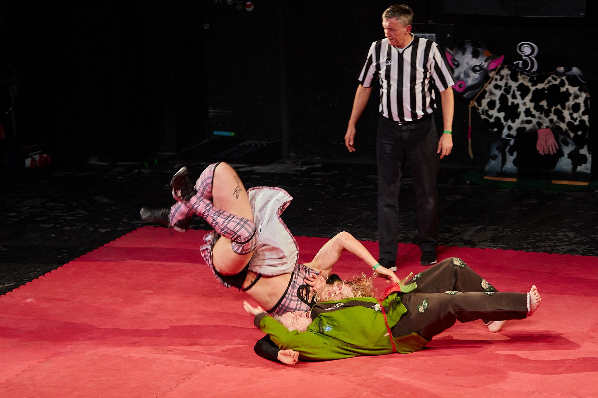 Christmas Brawl 2025, in Arena, Vienna, Wrestling, Tag Team Match, Rosi/Michelangelo vs. Himayala/Hias 020