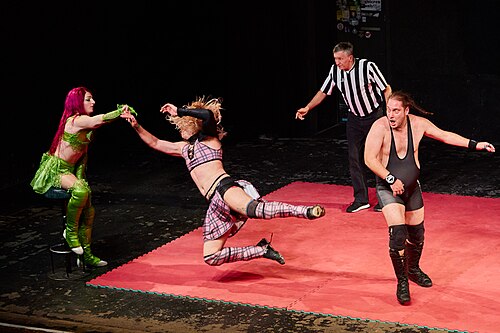 Christmas Brawl 2025, in Arena, Vienna, Wrestling, Tag Team Match, Rosi/Michelangelo vs. Himayala/Hias 029