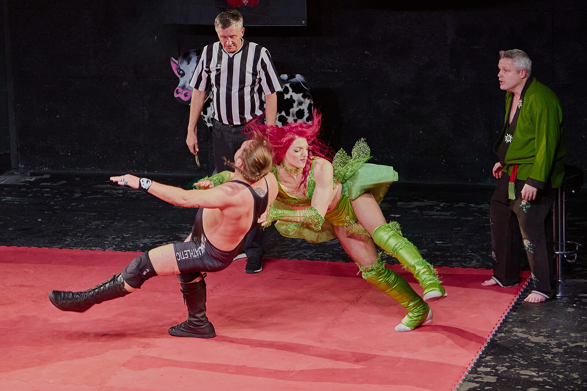 Christmas Brawl 2025, in Arena, Vienna, Wrestling, Tag Team Match, Rosi/Michelangelo vs. Himayala/Hias 030