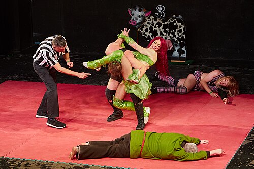 Christmas Brawl 2025, in Arena, Vienna, Wrestling, Tag Team Match, Rosi/Michelangelo vs. Himayala/Hias 035