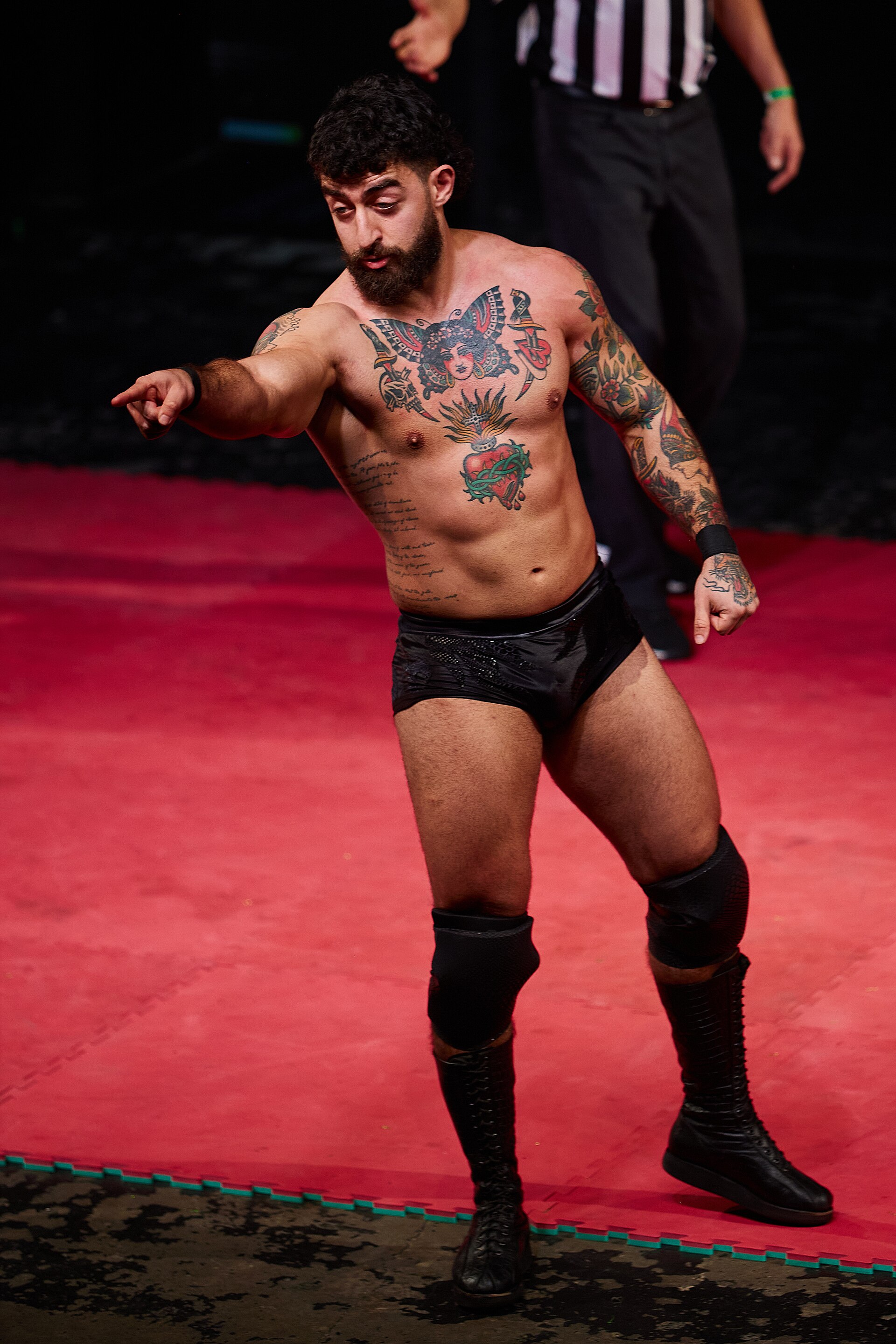 Christmas Brawl 2025, in Arena, Vienna, Wrestler, Darius 002