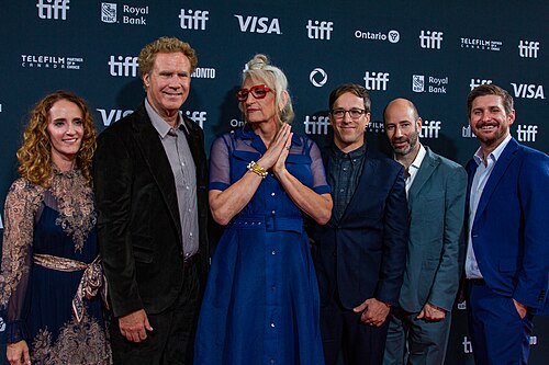Will Ferrell, Harper Steele, Christopher Leggett, Rafael Marmor, Jessica Elbaum, and Josh Greenbaum at the 2024 Toronto International Film Festival (TIFF) for the movie Will & Harper.