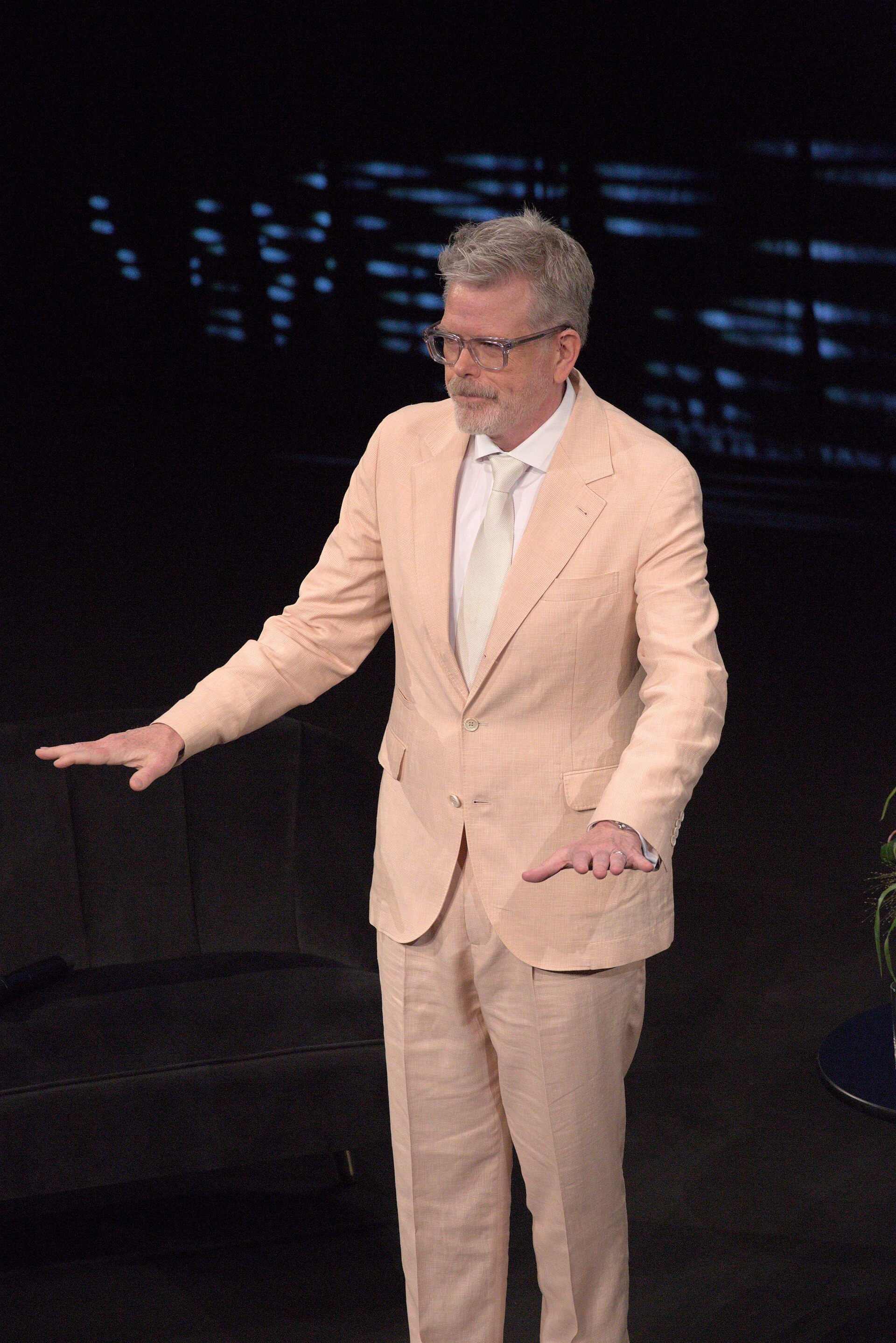 Christopher McQuarrie, director and screenwriter, during a Q&A session at the 2025 Cannes Film Festival for the movie “Mission: Impossible – The Final Reckoning”.