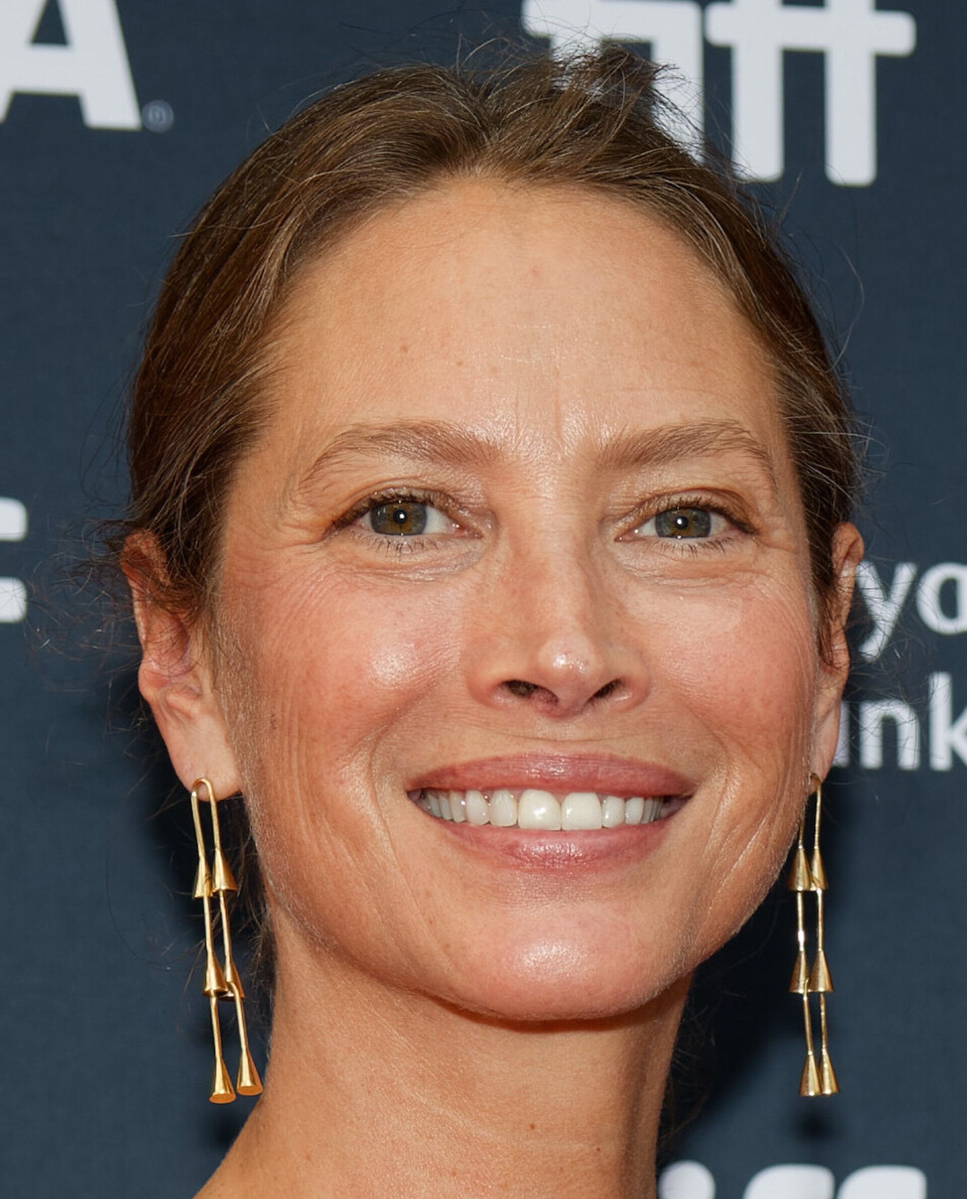 Christy Turlington and Edward Burns at the 2024 Toronto International Film Festival (TIFF) for the movie Millers In Marriage.