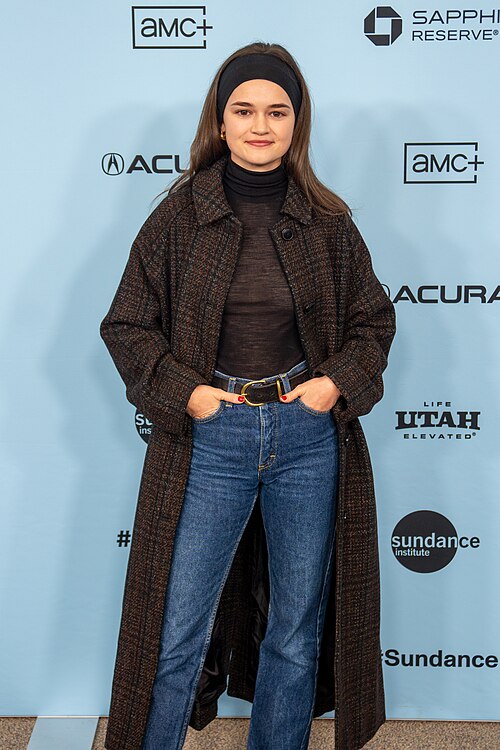 Ciara Bravo, actress, at the 2025 Sundance Film Festival for Last Days