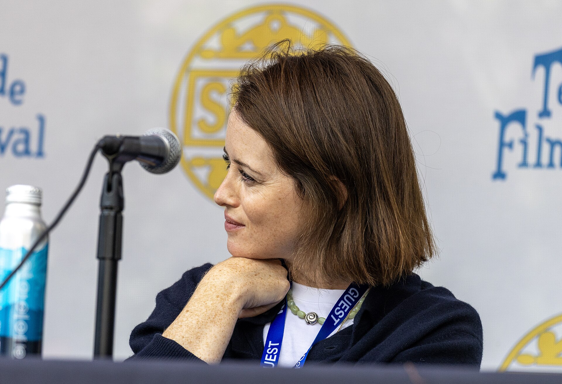 Claire Foy at the 2025 Telluride Film Festival