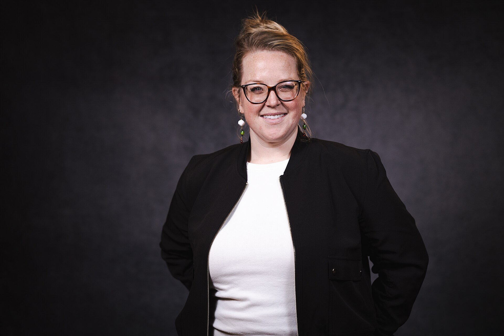 Claire Koonce portrait at WikiPortraits Studio at Sundance 2025
