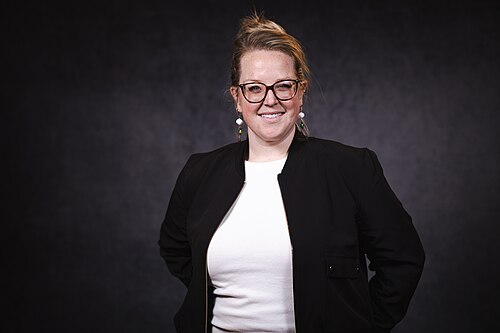 Claire Koonce portrait at WikiPortraits Studio at Sundance 2025