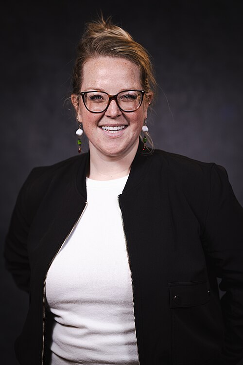 Claire Koonce portrait at WikiPortraits Studio at Sundance 2025