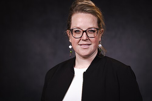 Claire Koonce portrait at WikiPortraits Studio at Sundance 2025