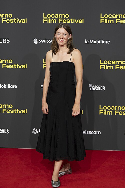 Clara Schwinning at the 78th Locarno Film Festival red carpet