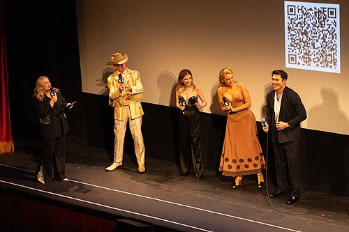 Claudette Godfrey, Paul Feig, Anna Kendrick, Blake Lively, and Henry Golding at the 2025 South by Southwest festival.