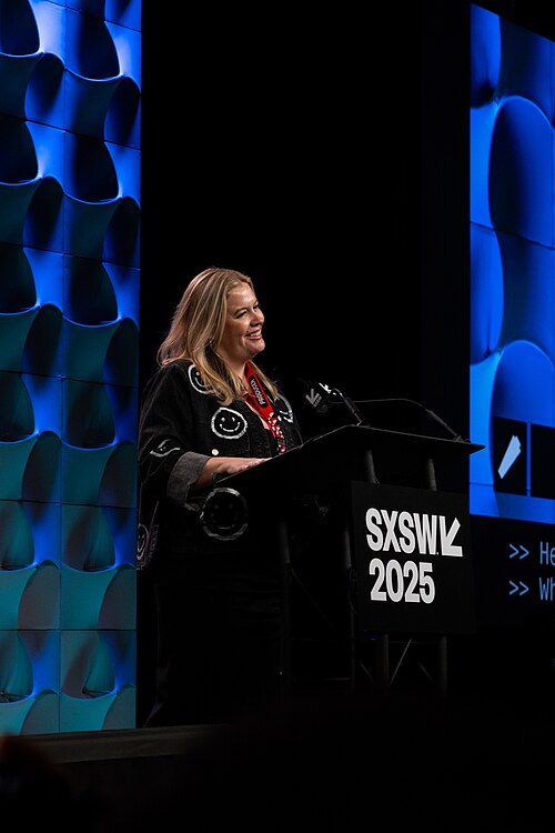 Claudette Godfrey, senior film programmer, at the 2025 South by Southwest festival.