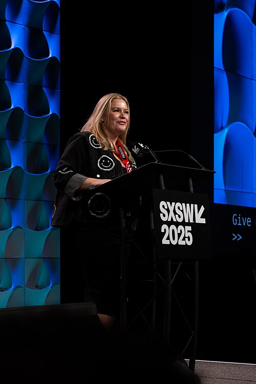 Claudette Godfrey, senior film programmer, at the 2025 South by Southwest festival.