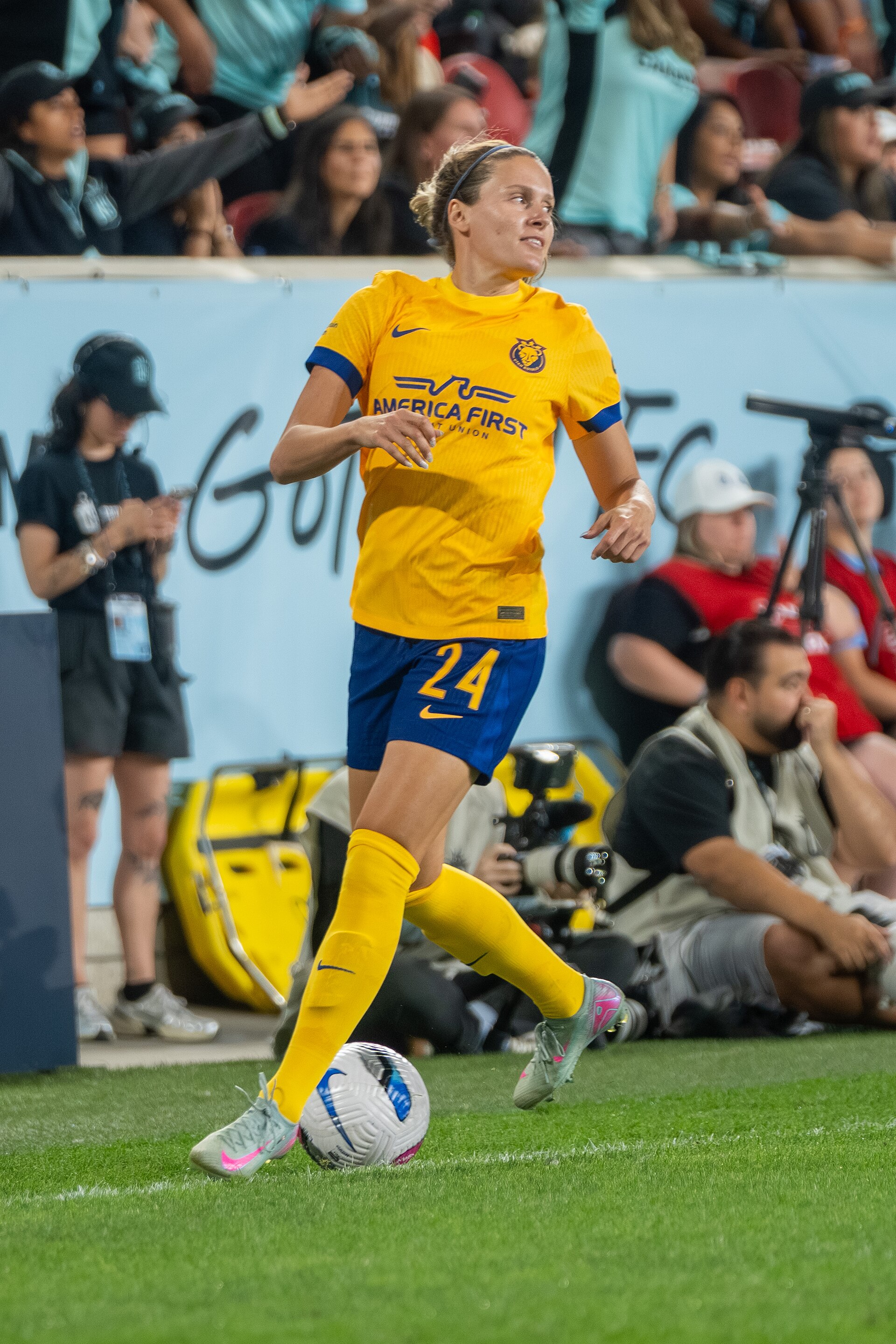 Cloé Lacasse during Gotham FC vs Utah Royals on 23 Aug 2025