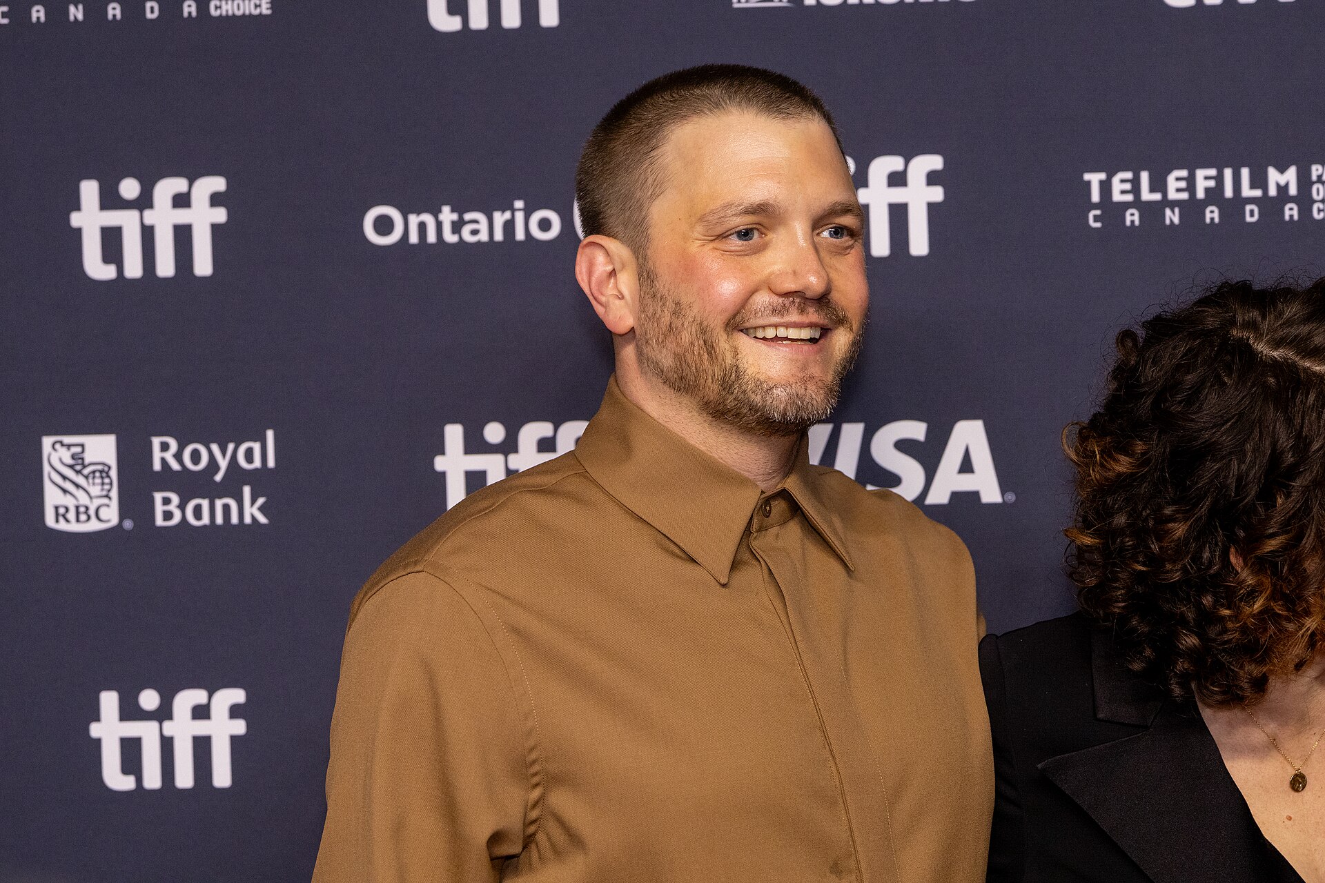 Cole Galvin, director, at the 2025 Toronto International Film Festival (TIFF) for the premiere of Wayward.