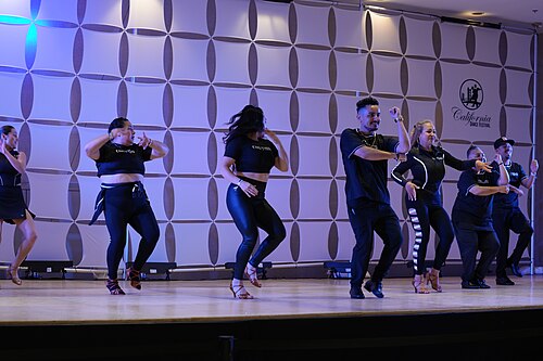 Con Todo Dance Company, Latin dancers, at California Dance Festival in Sacramento, California in June 2025