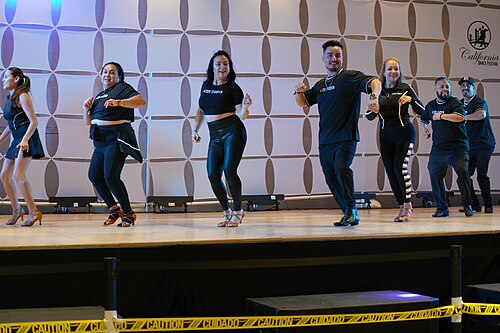 Con Todo Dance Company, Latin dancers, at California Dance Festival in Sacramento, California in June 2025