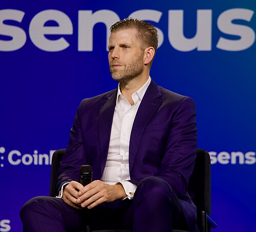 Eric Trump at Consensus 2025 in Toronto (May 15, 2025)