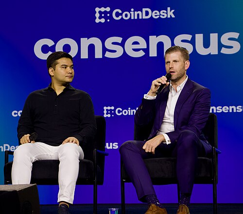 Eric Trump at Consensus 2025 in Toronto (May 15, 2025)