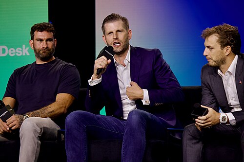 Eric Trump at Consensus 2025 in Toronto (May 16, 2025)