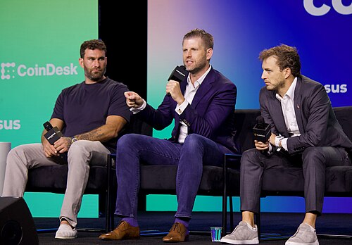 Eric Trump at Consensus 2025 in Toronto (May 16, 2025)