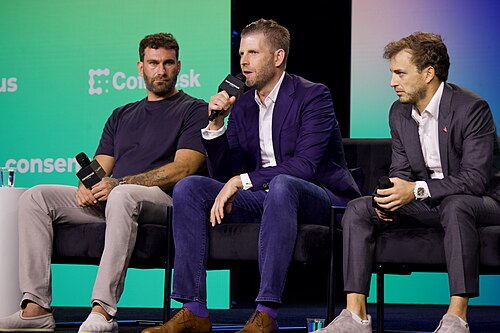 Eric Trump at Consensus 2025 in Toronto (May 16, 2025)